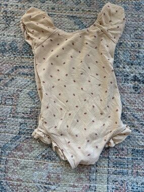 Quincy Mae dusty pink swimsuit